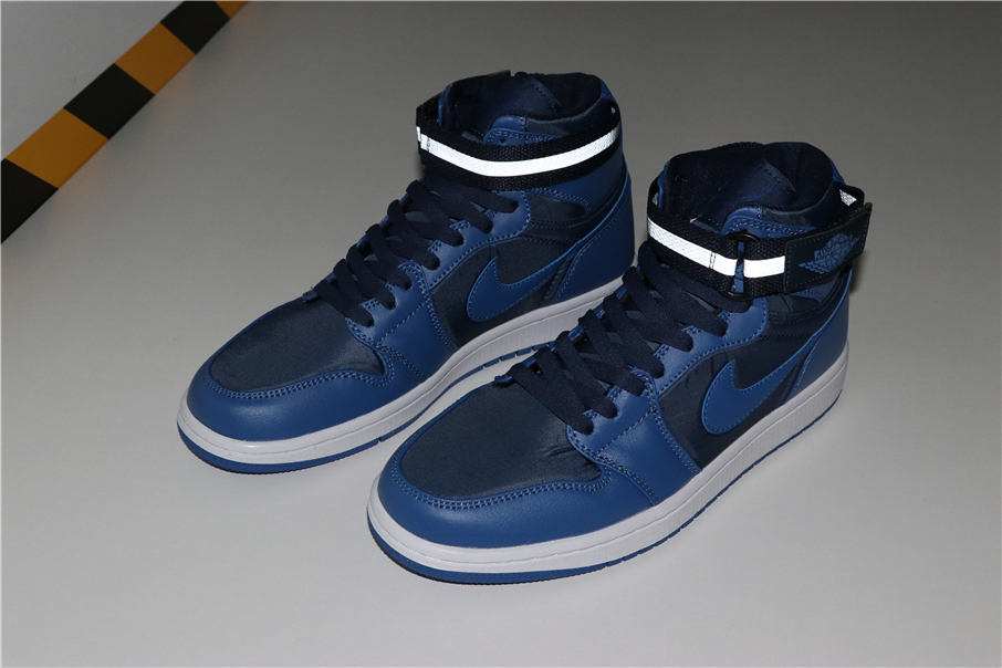 Air Jordan 1 Strap Bred Blue Shoes